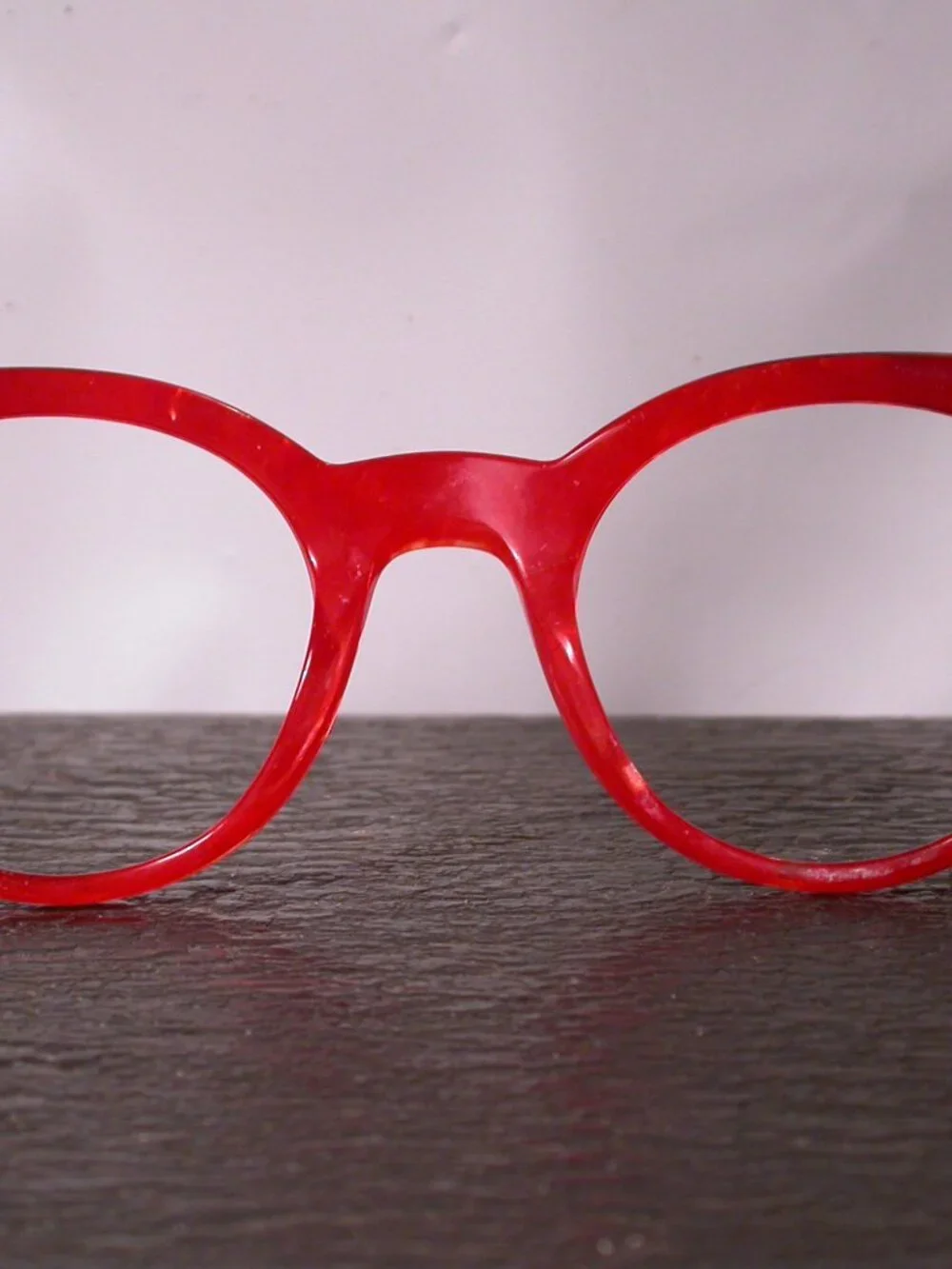 Alain Mikli Bright Red Swirl Stripe Stylish Eyeglasses Frames Hand Made in Italy